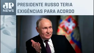 Putin está “preparado” para cessar-fogo com Ucrânia