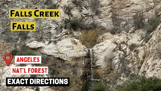 Hiking Guide, Falls Creek Falls (Josephine Falls), Angeles Nat'l Forest. Directions, Maps, Parking