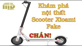 Thất vọng khi mổ xe scooter điện fake xiaomi