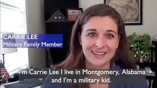 Carrie Lee, U.S. Air Force/ U.S. Army Family Member