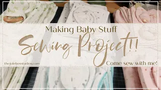 Baby Sewing Project: Making Bibs, Washcloths, Burp Cloths and Rabbit Ear Teethers!