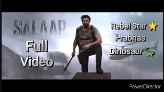 Salaar Hero Rebel Star ⭐ Prabhas dinosaur 🦕 fight powerful 💥⚡ Full video C G A
