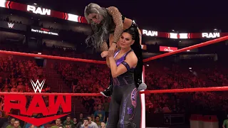 WWE 2K22 RAW WINNER JOINS TEAM RAW LIV MORGAN VS TAMINA