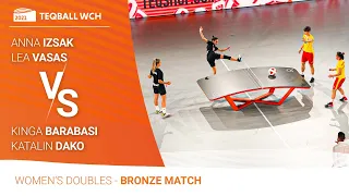 TEQBALL - World Championships 2021 | Romania vs Hungary | Women's Doubles Bronze Match