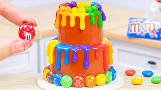 1000+ ASMR Miniature Cooking | Miniature Chocolate Cake Decorating With M&M's Candy