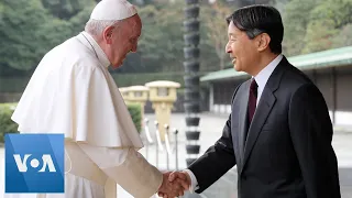 Pope Francis Meets With Japanese Emperor Naruhito