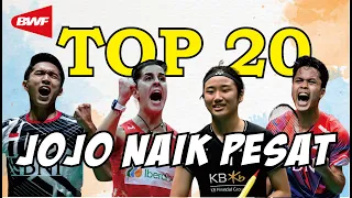 Resmi RANGKING BWF Terbaru setelah Piala Asia Dan Eroap 2024 | TOP 20