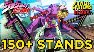 How EVERY Stand from JoJo's Bizarre Adventure Could Kill You | Power Systems are Deadly