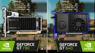 GT 730 vs GT 640 - Test in 5 Games