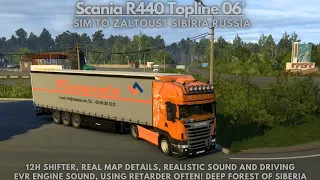 ETS2 – Ep.113 | Sibir Map 2.0 Sim to Zaltoust, Russia – Scania R440 12 speed manual - Early Morning