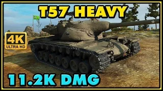 World of Tanks | T57 Heavy - 9 Kills - 11,2K Damage - 1 VS 4 Gameplay