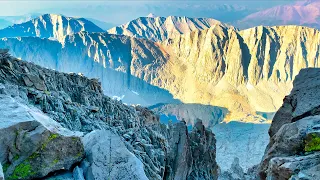 Backpacking Mount Whitney, the Highest Peak in the Cont USA, Part 3, Sequoia National Park Mt hiking