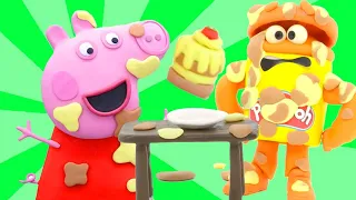 🎂 Peppa Pig's Cake Prank | Play-Doh Show | Peppa Pig Official Family Kids Cartoon