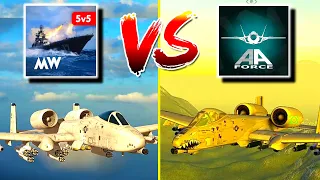 A-10 Thunderbolt II  In Modern Warships VS Armed Air Forces