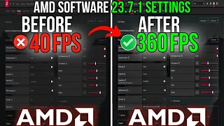 *NEW* AMD RADEON 2023 SETTINGS🔧: BEST AMD Settings For GAMING & FPS BOOST | OPTIMIZE AMD✔️