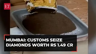 Mumbai airport customs seize diamonds worth Rs 1.49 cr; one held