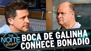The Noite (29/09/15) - Murilo leva Boca de Galinha para conhecer Rick Bonadio