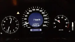 Mercedes CLS 550 w219 388 ps разгон.acceleration