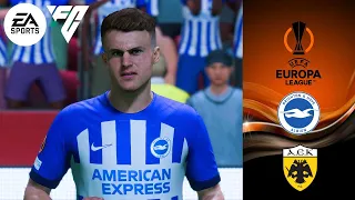 EA Sports FC 24 - Brighton Vs. AEK Athens - UEFA Europa League 23/24 | Full Match