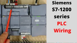 Siemens S7-1200 series PLC Wiring. English