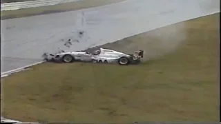 Formula Nippon Fuji Rd 10 1996 Takagi spins (Funny japanese commentary)