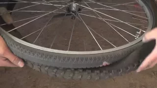 Двойная покрышка на велосипед / Double tire on a bike