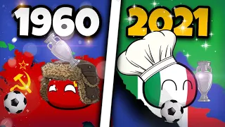 Countryballs Champion of the Euro Cup  1960 - 2021 | Countryballs Animation