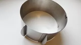 Раздвижная форма с AliExpress Разъемное кольцо для выпечки Как и где применять
