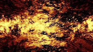 Golden Underwater Ocean Waves Ripple And Flow