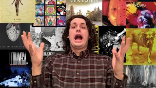 Ranking Every Album By The Big Four of Grunge (Pearl Jam, Nirvana, Alice In Chains, and Soundgarden)