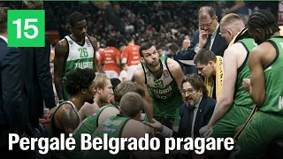 Pamatykite dramatišką „Žalgirio“ pergalę: skraidantys daiktai ir užtildyta piktų serbų minia