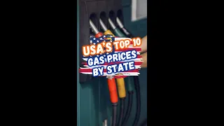 USA’s Top 10 Most Expensive Average Regular Gas Prices by State 🇺🇸⛽️