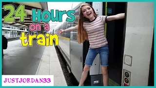 24 HOURS On A TRAiN / JustJordan33