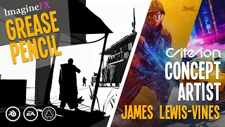Criterion Concept Art Using Blender's GREASE PENCIL ft. James Lewis-Vines | TVP Podcast #3