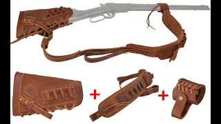 No Drill Your Gun, Henry Golden Boy / Henry 22 Lever Action Rifle Sling with Leather Barrel Mount.
