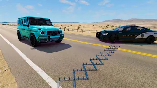 Road closure by police #2 💥[BeamNG.Drive]