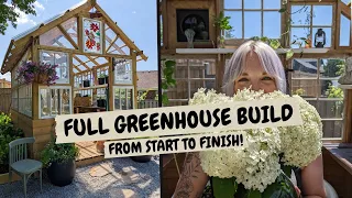 How To Make a DIY Backyard Greenhouse | FULL BUILD | DIY Danie