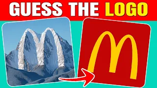 Guess the Hidden LOGO by ILLUSION🍟🍔- Food and Drink Edition | Easy, Medium, Hard levels| Logo Quiz