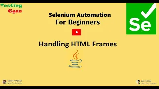 How To Handle HTML Frames? #TestingGyan#Selenium#PageFactory#TestAutomation#QA#Testing