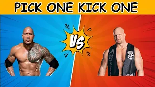 WWE Superstars | Pick One and Kick One Challenge | Who's Your Favourite