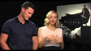 Luke Evans and Sarah Gadon Interview - Dracula Untold