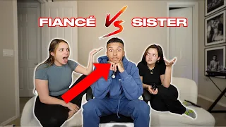WHO KNOWS ME BETTER? (MY FIANCE VS MY LITTLE SISTER!!)