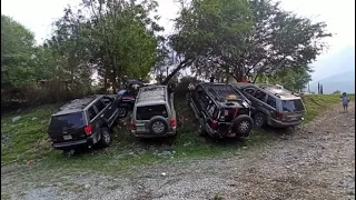 Jeep commander grand Cherokee and Montero over landing