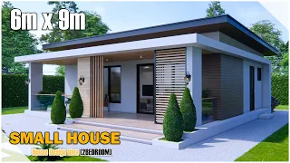 Beautifully Designed Small House | 6m x 9m with 2Bedroom