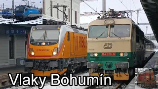 vánoční speciál - vlaky Bohumín (ráj posunujících lokomotiv)