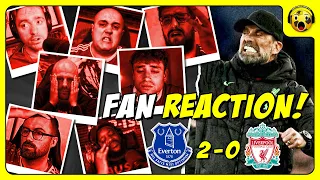 Liverpool Fans FURIOUS Reactions to Everton 2-0 Liverpool