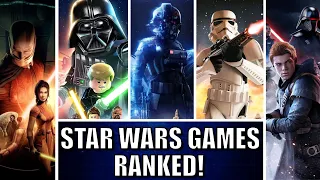 Star Wars Games RANKED! (w/ Lego Star Wars The Skywalker Saga)