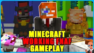 I built a working FNAF Arts and Crafts + First Aid map in Minecraft (Build + Gameplay)