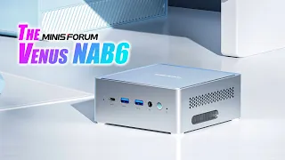 The New Minisforum NAB6 Is A Fast Small Foot Print PC Packed With I/O! Hands On Review