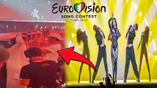 ¡¡PILLADOS!! LAURA PAUSINI y MIKA DANDOLO TODO con SLOMO de CHANEL durante los ENSAYOS EUROVISIÓN